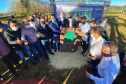 Um dos trechos mais movimentados da BR-277, em Cascavel, na Região Oeste, começou oficialmente a ser requalificado. O governador Carlos Massa Ratinho Junior participou nesta segunda-feira (02) do lançamento da pedra fundamental das obras de duplicação da rodovia.  -  Cascavel, 02/08/2021  -  Foto: José Fernando Ogura/AEN