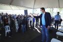 Um dos trechos mais movimentados da BR-277, em Cascavel, na Região Oeste, começou oficialmente a ser requalificado. O governador Carlos Massa Ratinho Junior participou nesta segunda-feira (02) do lançamento da pedra fundamental das obras de duplicação da rodovia.  -  Cascavel, 02/08/2021  -  Foto: José Fernando Ogura/AEN