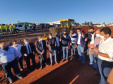 O governador Carlos Massa Ratinho Junior fez nesta segunda-feira (02) a primeira visita técnica às obras de readequação do Trevo Cataratas, em Cascavel, na Região Oeste. - Cascavel, 02/08/2021 - Foto:Jonathan Campos/AEN