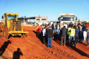 O governador Carlos Massa Ratinho Junior fez nesta segunda-feira (02) a primeira visita técnica às obras de readequação do Trevo Cataratas, em Cascavel, na Região Oeste. -  Cascavel, 02/08/2021  -  Foto: José Fernando ogura/AEN
