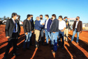 O governador Carlos Massa Ratinho Junior fez nesta segunda-feira (02) a primeira visita técnica às obras de readequação do Trevo Cataratas, em Cascavel, na Região Oeste. -  Cascavel, 02/08/2021  -  Foto: José Fernando ogura/AEN
