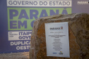 02/08/2021 Governador Carlos Massa Ratinho Junior lança pedra fundamental duplicação do Contorno Oeste de Cascavel.
Foto Gilson Abreu/AEN