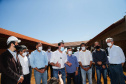 O governador Carlos Massa Ratinho Junior vistoriou nesta terça-feira (3) a obra da nova sede do Centro Estadual de Educação Profissional (CEEP) do Noroeste, também conhecido como Colégio Agrícola do Noroeste, em Diamante do Norte. Foto: Jonathan Campos/AEN