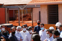 O governador Carlos Massa Ratinho Junior vistoriou nesta terça-feira (3) a obra da nova sede do Centro Estadual de Educação Profissional (CEEP) do Noroeste, também conhecido como Colégio Agrícola do Noroeste, em Diamante do Norte. Foto: Jonathan Campos/AEN