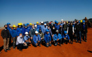 O governador Carlos Massa Ratinho Junior visitou nesta terça-feira (03) as obras de instalação do novo núcleo genético e da unidade de disseminação de genes da empresa Agroceres Pic, no limite entre Paranavaí e Santo Antônio do Caiuá, no Noroeste. Foto: Jonathan Campos/AEN