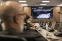 O conselheiro-corregedor-geral do Tribunal de Contas do Estado, Fernando Guimarães; e Keli Cristina Guimarães, vice-presidente do Conselho Estadual de Desenvolvimento Econômico e Social do Paraná (Cedes), vistoriaram nesta terça-feira as instalações da Portos do Paraná.  -  Paranaguá, 04/08/2021  -  Foto: Claudio Neves/Portos do Paraná