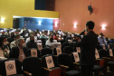 O secretário da Segurança Pública do Paraná,Romulo Marinho Soares, participou da Assembléia Geral de Prefeitos do Consórcio Intermunicipal da Apa Federal do Noroeste do Paraná (Comafen). A reunião ocorreu nesta sexta-feira (06/08), no município de Loanda, e contou com a presença do Deputado Estadual, Luiz Claudio Romanelli, e de prefeitos do noroeste e representantes locais para discutir melhorias na área da Segurança Pública. -  Loanda, 06/08/2021  -  Foto: SESP-PR