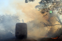 A estiagem severa que atinge o Paraná, aliada ao clima seco característico da estação e a vegetação ressecada por causa das geadas acendem um alerta no Estado para a ocorrência de incêndios florestais, com risco muito alto em todas as regiões.Foto:Gilson Abreu/AEN