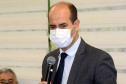 O secretário de Estado da Saúde, Beto Preto, recebeu hoje (11) os prefeitos da região de Maringá para discutir o fortalecimento do Samu Norte Novo, vacinação contra a Covid-19 e tratativas para liberação de recursos já aprovados para o Consórcio Público Intermunicipal de Saúde do Setentrião Paranaense (Cisamusep).Foto: Américo Antonio/SESA