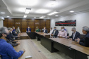 102.08.20201 Governador Carlos Massa Ratinho Junior em reunião com entidades do setor produtivo de Londrina
Foto Gilson Abreu/AEN