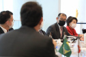 Governador Carlos Massa Ratinho Junior recebe anúncio de investimentos pela Sumitomo Rubber do Brasil e apresentação de empresas japonesas. Palácio Iguaçu, Curitiba, 17/agosto/2021. - Foto: José Fernando Ogura/AEN