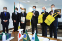 Governador Carlos Massa Ratinho Junior recebe anúncio de investimentos pela Sumitomo Rubber do Brasil e apresentação de empresas japonesas. Palácio Iguaçu, Curitiba, 17/agosto/2021. - Foto: José Fernando Ogura/AEN