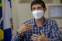 Com plantio que atravessa gerações, produção de poncã é a marca de Cerro Azul.Na foto, prefeito de Cerro Azul, Patrik Magari .
Foto Gilson Abreu/AEN