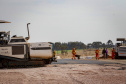 Obra do Contorno Norte de Castro avança e aumenta segurança na cidade ao retirar circulação de tráfego pesado. 08-2021Fotos Gilson Abreu/AEN