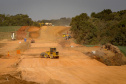 Obra do Contorno Norte de Castro avança e aumenta segurança na cidade ao retirar circulação de tráfego pesado. 08-2021Fotos Gilson Abreu/AEN