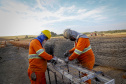 Obra do Contorno Norte de Castro avança e aumenta segurança na cidade ao retirar circulação de tráfego pesado. 08-2021Fotos Gilson Abreu/AEN