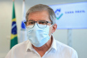 Governador Carlos Massa Ratinho Junior lança subsídio para entrada da casa própria para 2.371 famílias pelo Programa Casa Fácil. Na foto, o presidente da Cohapar, Jorge Lange -  Palácio Iguaçu, Curitiba, 23/agosto/2021. - Foto: José Fernando Ogura/AEN