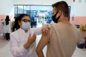 Paraná ultrapassa marca de 10 milhões de doses aplicadas contra a Covid-19. Foto: Ari Dias/AEN