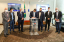 Governador Carlos Massa Ratinho Junior Assina Liberação de Recursos Estradas da Integração..Foto: Ari Dias/ AEN.