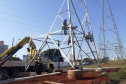 Estão em fase de final de construção duas novas linhas de alta tensão que irão reforçar o atendimento às cargas de energia elétrica da região Norte do Paraná, sobretudo nos municípios de Londrina, Arapongas e Apucarana.  -  Curitiba, 27/08/2021  -  Foto: Copel
