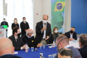 O governador Carlos Massa Ratinho Junior assina  nesta terça-feira (31)  novos contratos com Hospitais Filantrópicos, Santa Casa de Cambé,  Hospital Sao Rafael de Rolândia e Hospital  Cristo Rei de Ibiporã.  Na foto, o Deputado Estadual Evandro Araujo. 31/08/2021 - Foto: Geraldo Bubniak/AEN