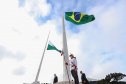 Celebrações da Semana da Pátria, em comemoração aos 199 anos da Independência do Brasil, começaram nesta quarta-feira (1) no Paraná com um evento realizado no Palácio Iguaçu, em Curitiba. 01/09/2021 - Foto: Geraldo Bubniak/AEN