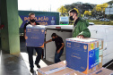  Mais 79,5 mil vacinas contra a Covid-19 chegam ao Paraná. Foto: Américo Antonio/SESA