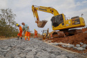 Obras do Contorno Sul de Wenceslau Braz avançam para desviar tráfego pesado da área urbana.
Foto Gilson Abreu/AEN
