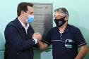 O governador Carlos Massa Ratinho Junior participou nesta sexta-feira (10) das comemorações de 30 anos da Cooperativa de Produtores de Sementes Coprossel, em Laranjeiras do Sul, na região central do Estado. Foto: José Fernando Ogura/AEN