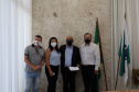 A Secretaria de Estado da Fazenda entregou nesta segunda-feira (13) os prêmios do último sorteio do Programa Nota Paraná. Na ocasião, compareceram as contribuintes de Curitiba ganhadoras dos prêmios máximos de R$ 1 milhão e R$ 200 mil reais e também representantes das entidades sociais que foram contempladas.  -  Curitiba, 13/09/2021  -  Foto: SEFA