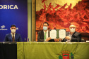  governador Carlos Massa Ratinho Junior e o prefeito de Curitiba, Rafael Greca, assinaram, nesta quarta-feira (15), o Decreto Municipal 1.172/2021 que cria a Reserva Hídrica do Futuro – área que receberá ações para melhorar a segurança hídrica da região.  15/09/2021  -  Foto: José Fernando Ogura/AEN