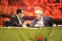  governador Carlos Massa Ratinho Junior e o prefeito de Curitiba, Rafael Greca, assinaram, nesta quarta-feira (15), o Decreto Municipal 1.172/2021 que cria a Reserva Hídrica do Futuro – área que receberá ações para melhorar a segurança hídrica da região.  15/09/2021  -  Foto: José Fernando Ogura/AEN