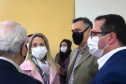 O secretário de Estado da Saúde, Beto Preto assinou a ordem de serviço nesta quinta-feira (16) que autoriza o início imediato de reformas de reparo no Hospital Regional da Lapa São Sebastião (HRLSS).  -  Curitiba, 16/09/2021  -  Foto: Américo Antonio/SESA