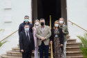 O secretário de Estado da Saúde, Beto Preto assinou a ordem de serviço nesta quinta-feira (16) que autoriza o início imediato de reformas de reparo no Hospital Regional da Lapa São Sebastião (HRLSS).  -  Curitiba, 16/09/2021  -  Foto: Américo Antonio/SESA