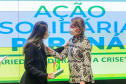 Representantes das três entidades sociais vencedoras do Prêmio Ação Solidária Paraná de 2020 foram recebidos no Palácio Iguaçu, nesta quinta-feira (16), para a entrega do troféu e certificado de reconhecimento da competição de solidariedade promovida pelo Governo do Estado
