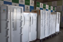 A Secretaria de Estado da Saúde (Sesa) recebeu 20 geladeiras e quatro câmaras frias, ou ultrafreezers, por meio do movimento Unidos pela Vacina. Os novos equipamentos auxiliarão no armazenamento de insumos como vacinas e medicamentos, nas 22 Regionais de Saúde. A entrega foi realizada nesta segunda-feira (20) na Coordenação de Material de Patrimônio (Comp).
Foto: Américo Antonio/SESA