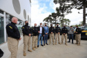 O governador Carlos Massa Ratinho Junior entrega nesta quarta-feira (22), novas viaturas para a Polícia Rodoviária Federal (PRF)  na sede da Superintendência no Paraná. - 22/09/2021 - Foto: Geraldo Bubniak/AEN