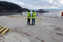 O Departamento de Estradas de Rodagem do Paraná (DER/PR) participou nesta terça-feira (21) da primeira reunião para discutir medidas a serem tomadas na travessia da Baia de Guaratuba   - Foto: DER
