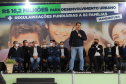 O governador Carlos Massa Ratinho Junior entrega nesta quinta-feira (23), em Mandirituba, na Região Metropolitana de Curitiba, 82 títulos de regularização fundiária para moradores dos bairros São João e Vila Queimados. E tambem  libera R$ 1,3 milhão para pavimentação de vias.   23/09/2021 - Foto: Geraldo Bubniak/AEN
