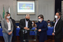 A Secretaria de Estado da Saúde (Sesa) lançou a segunda fase do PlanificaSUS nesta quinta-feira (23) em Irati. A 4ª Regional de Saúde foi sede do projeto no Paraná e desde 2019 desempenha ações voltadas para a Atenção à Saúde do Idoso. -  Curitiba, 23/09/2021  -  Foto: Américo Antonio/SESA