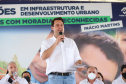 O governador Carlos Massa Ratinho Junior entrega nesta sexta-feira (24), para Inácio Martins, no Centro-Sul do Estado, 202 títulos de regularização fundiária para moradores do bairro São Roque. E tambem libera R$ 2 milhões para pavimentação de vias. 24/09/2021 - Foto: Geraldo Bubniak/AEN
