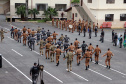 A Polícia Militar do Paraná formou, nesta sexta-feira (24/09), 30 militares estaduais do Paraná, três do Amapá e uma policial do Ceará com o XV Curso de Controle de Distúrbios Civis (CCDC) turma 2021. -  Curitiba, 24/09/2021  -  Foto: Soldado Ismael Ponchio