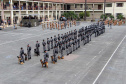 A Polícia Militar do Paraná formou, nesta sexta-feira (24/09), 30 militares estaduais do Paraná, três do Amapá e uma policial do Ceará com o XV Curso de Controle de Distúrbios Civis (CCDC) turma 2021. -  Curitiba, 24/09/2021  -  Foto: Soldado Ismael Ponchio