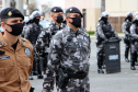 A Polícia Militar do Paraná formou, nesta sexta-feira (24/09), 30 militares estaduais do Paraná, três do Amapá e uma policial do Ceará com o XV Curso de Controle de Distúrbios Civis (CCDC) turma 2021. -  Curitiba, 24/09/2021  -  Foto: Soldado Ismael Ponchio