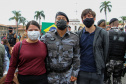 A Polícia Militar do Paraná formou, nesta sexta-feira (24/09), 30 militares estaduais do Paraná, três do Amapá e uma policial do Ceará com o XV Curso de Controle de Distúrbios Civis (CCDC) turma 2021. -  Curitiba, 24/09/2021  -  Foto: Soldado Ismael Ponchio