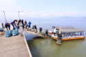 Nesta segunda-feira (27), 18 voluntários participaram da ação de limpeza de praias nas comunidades de Europinha e Ilha do Teixeira, no entorno dos portos de Paranaguá e Antonina, na Baía de Paranaguá. - Paranaguá, 27/09/2021  -  Foto: Claudio Neves/Portos do Paraná