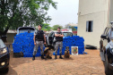 Os esforços da Polícia Militar e da Polícia Federal para reprimir o crime organizado no Norte do Paraná resultaram na apreensão de mais de uma tonelada de maconha na quarta-feira (29/09), em Bela Vista do Paraíso (PR).  - 30/09/2021  -  Foto: PMPR
