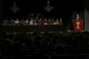 O governador Carlos Massa Ratinho Junior participou nesta quinta-feira (30) da solenidade em comemoração ao Jubileu de Ouro do HU-UEL, reforçando a importância da organização para o Estado, destacando os feitos mais recentes.
Foto Gilson Abreu/AEN