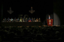 O governador Carlos Massa Ratinho Junior participou nesta quinta-feira (30) da solenidade em comemoração ao Jubileu de Ouro do HU-UEL, reforçando a importância da organização para o Estado, destacando os feitos mais recentes.
Foto Gilson Abreu/AEN