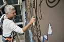 Inscrições para Bolsa Qualificação Cultural terminam nesta segunda, 4 de outubro. Marcelo Le, muralista e artista plástico. Museu Casa Alfredo Andersen(MCAA).Curitiba, -  Foto: Kraw Penas/SECC